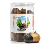 Mizzuco Black Garlic, 325G Organic WHOLE Black Garlic Natural Fermented for 90 days Healthy Snack Ready to Eat or Sauce